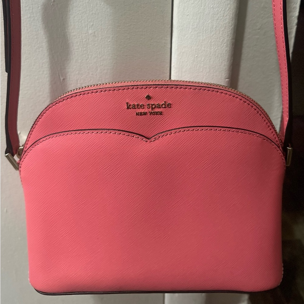 Perfect Condition. Kate Spade Payton Medium Dome Satchel Bag in Garden Pink.